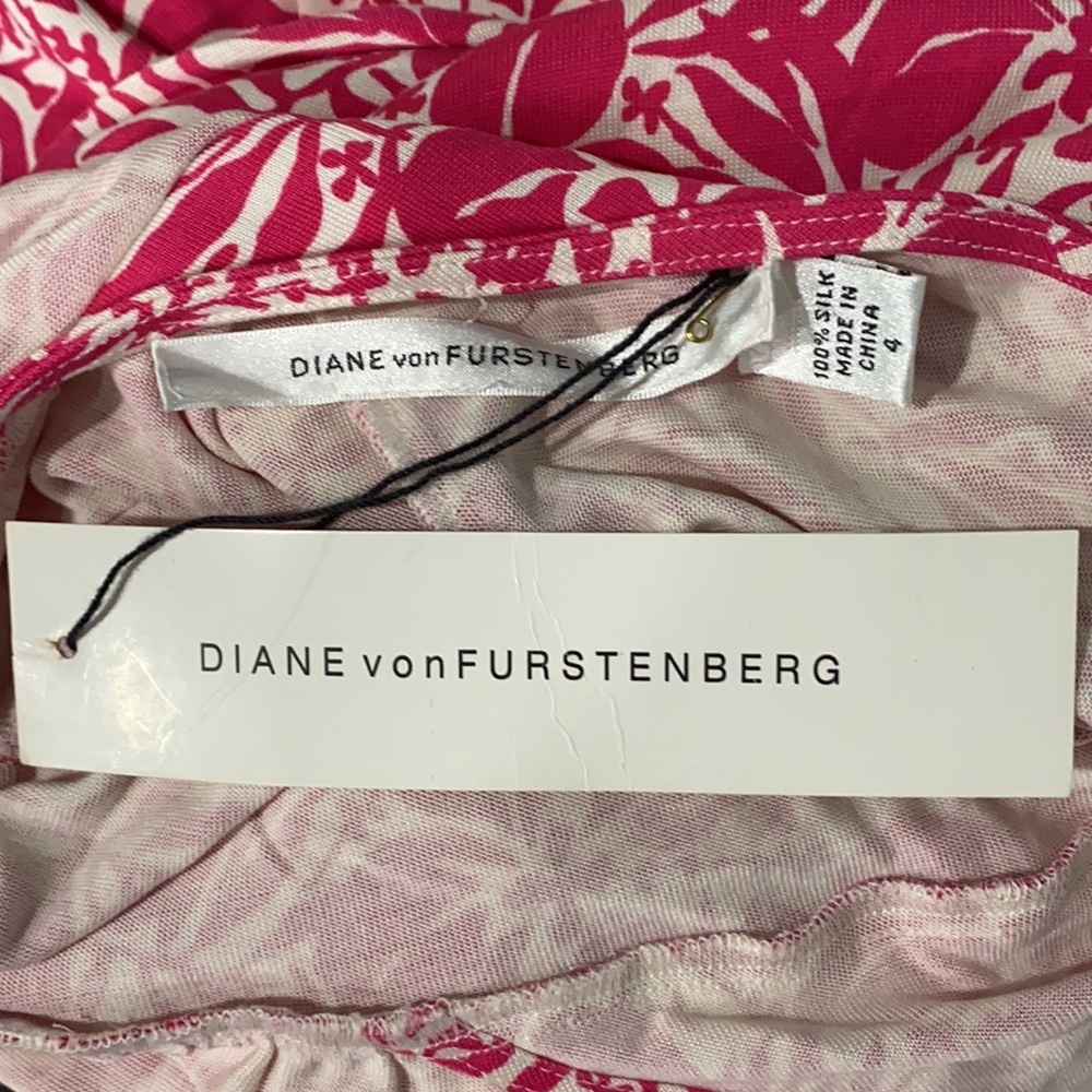 🦋HP X 4🦋DIANE von FURSTENBERG | Euphony Dress | 100% Silk | Size 4 | NWT - Picture 8 of 11